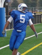 Junior Kirk Hannah rushed for a single-game record 224 yards.