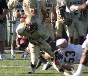 Corey Williams led Quincy with 150 rushing yards and two scores